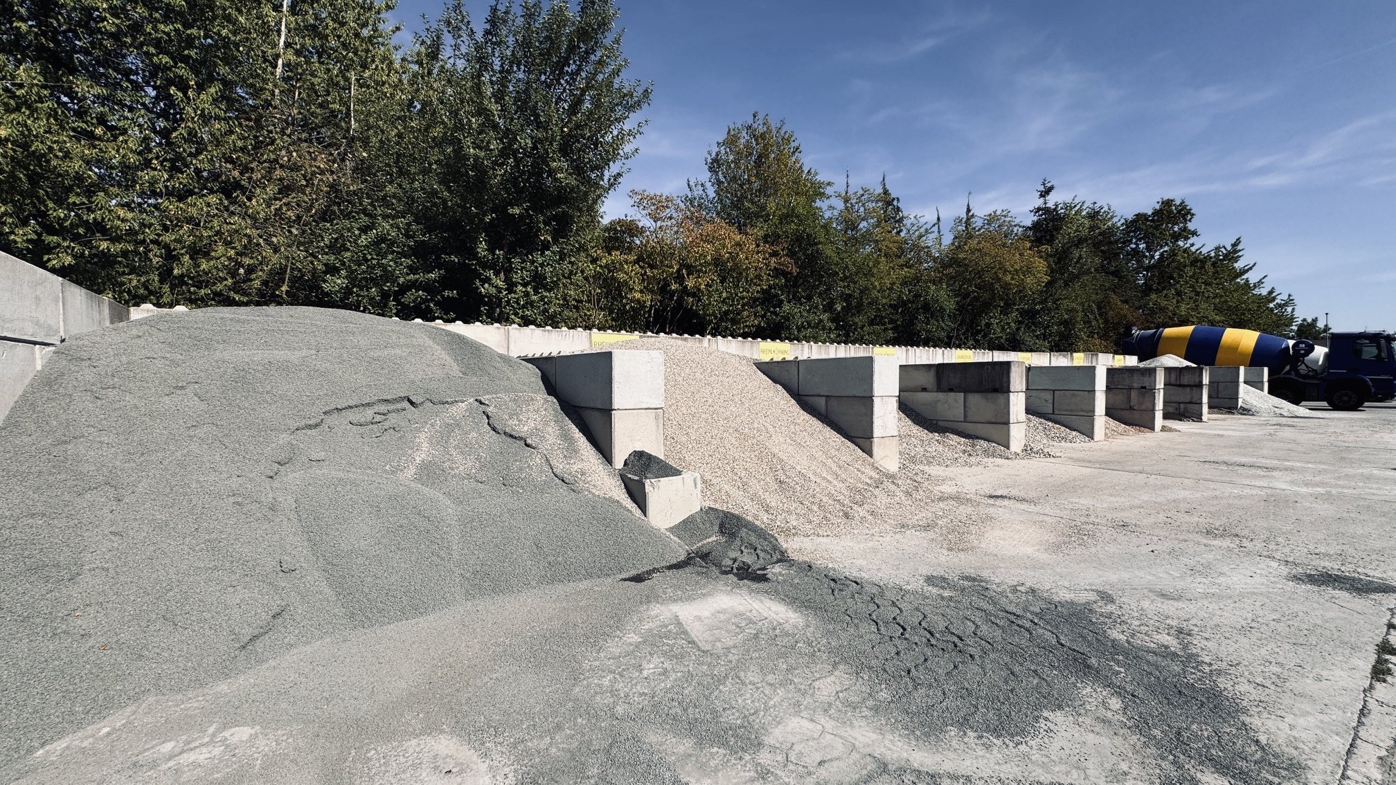 Kies-Körnung als Baustoff von Seliger