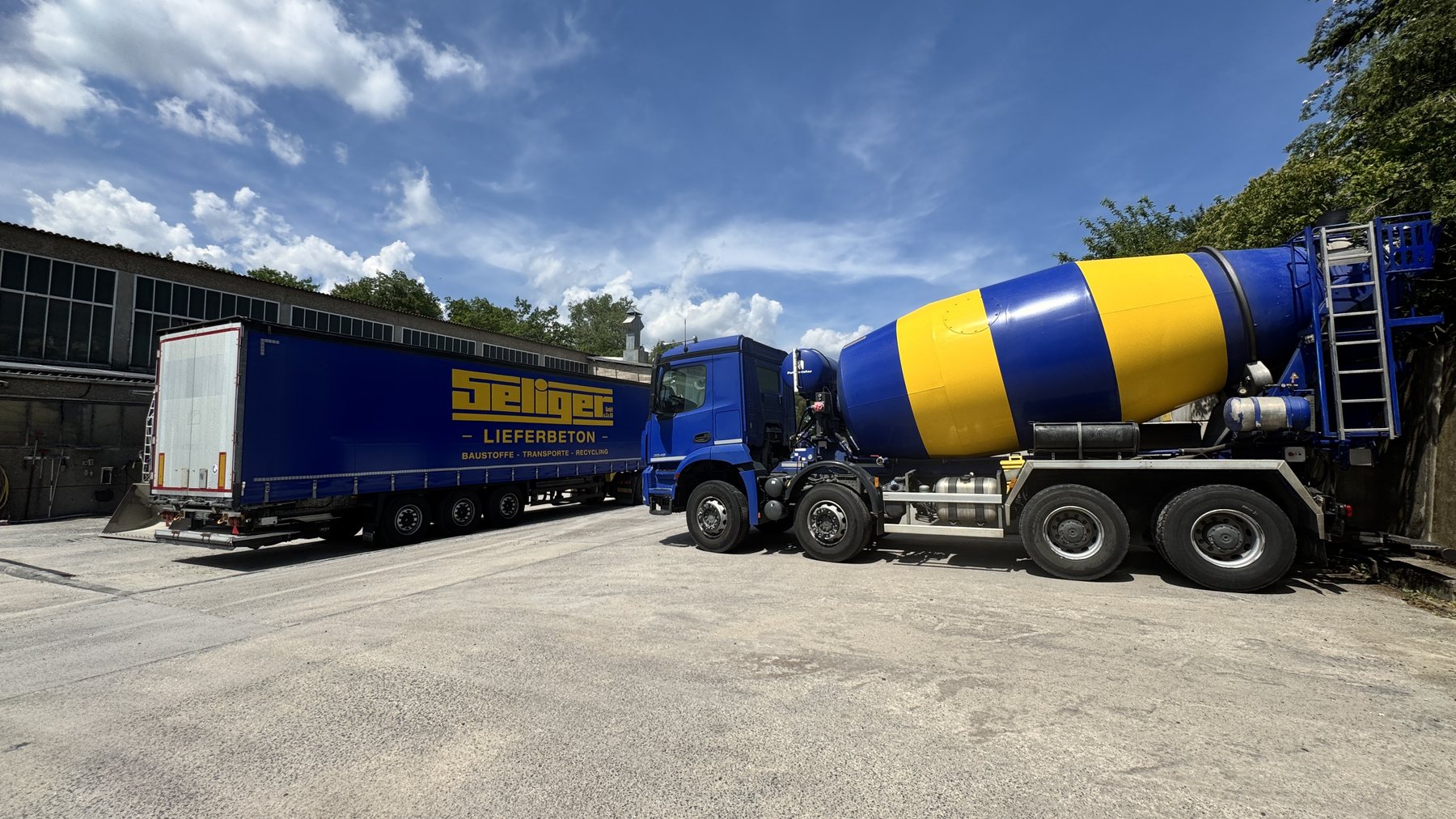 Lkw der Firma Seliger GmbH & Co. KG
